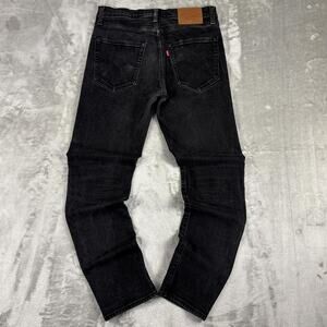 Levi’s Premium Black Jeans Mens W30 L32 Slim Denim Pants Dark Wash